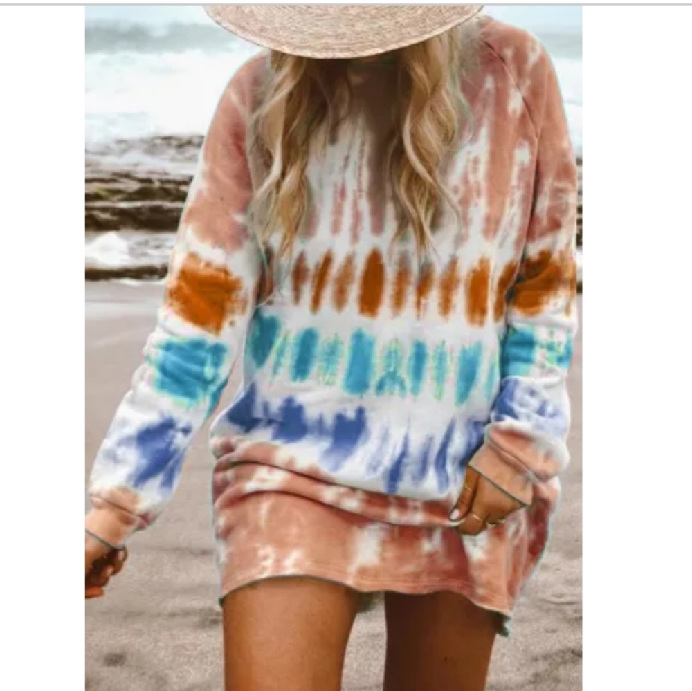 COPY -Tiedye sweatshirt dress